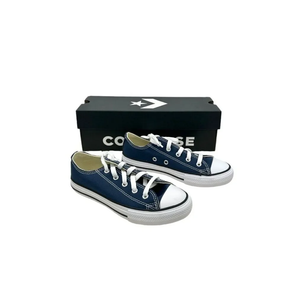 Converse Chuck Taylor All Star Core Kids Size 1 Low Top Canvas Sneakers Lace Up